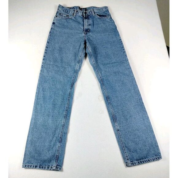 Real Ranch Jeans Men's 32 Blue Westerncore Cowboycore Country PBR‎ Ranch Wear - Picture 1 of 13